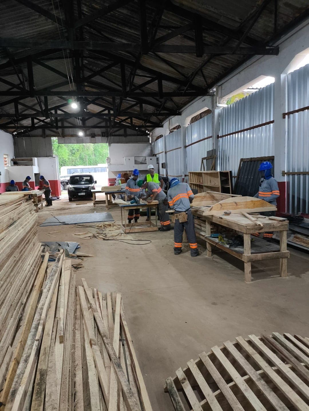 Foto detalhada da obra: Formas para estruturas circulares EEE,s
