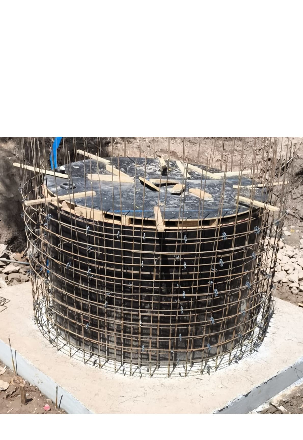 Foto detalhada da obra: Construção estação Elevatoria de esgoto